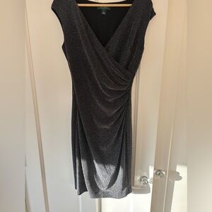 Ralph Lauren Black and Silver Dress 8